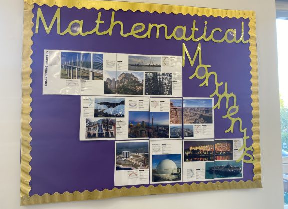 Maths classroom display